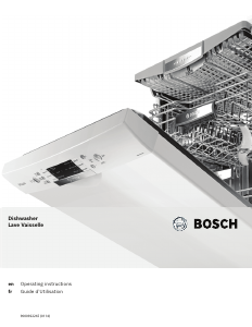 Manual Bosch SHE9PT55UC Dishwasher
