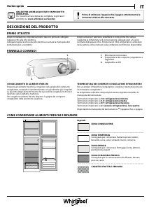 Manuale Whirlpool ART 3741 Frigorifero-congelatore