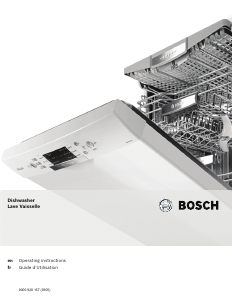 Manual Bosch SHX9PT75UC Dishwasher