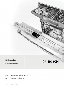 Manual Bosch SHXN8U55UC Dishwasher