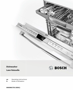 Manual Bosch SPE53U52UC Dishwasher