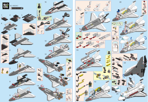 Manual Blocki set KB83003 Kosmos Space shuttle