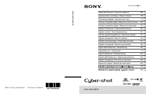 Manual de uso Sony Cyber-shot DSC-HX7X Cámara digital