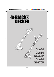 Käyttöohje Black and Decker GL650 Nurmikon reunaleikkuri