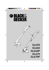 Bruksanvisning Black and Decker GL670 Gresstrimmer