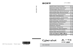 Mode d’emploi Sony Cyber-shot DSC-HX9V Appareil photo numérique
