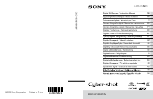 Bedienungsanleitung Sony Cyber-shot DSC-HX10V Digitalkamera