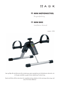 Brugsanvisning AGK 10995 Motionscykel