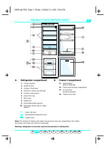 Manual Whirlpool ART 480/3-LH Fridge-Freezer