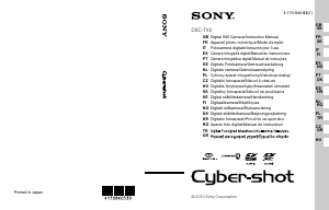 Handleiding Sony Cyber-shot DSC-TX5 Digitale camera