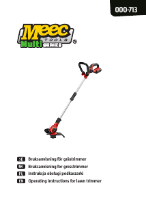 Instrukcja Meec Tools 000-713 Podkaszarka do trawy
