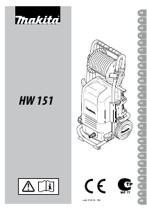 Εγχειρίδιο Makita HW151 Πλυντήριο πίεσης