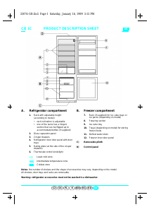 Handleiding Whirlpool ART 796/G Koel-vries combinatie