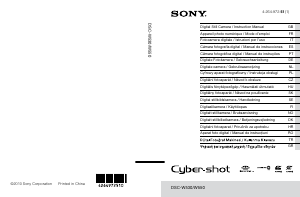 Manual de uso Sony Cyber-shot DSC-W530 Cámara digital