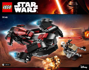 Manual de uso Lego set 75145 Star Wars Eclipse fighter