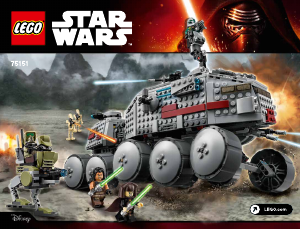 Mode d’emploi Lego set 75151 Star Wars Clone turbo tank