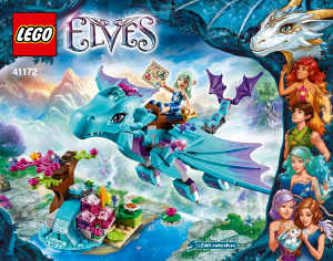 Manual Lego set 41172 Elves The water dragon adventure