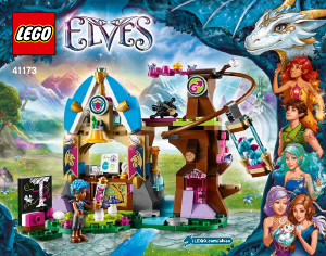 Bruksanvisning Lego set 41173 Elves Elvendales drageskole