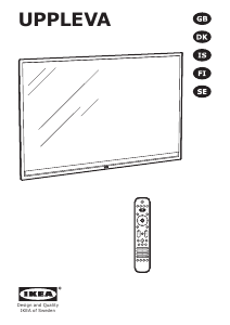 Bruksanvisning IKEA UPPLEVA 40 LED TV