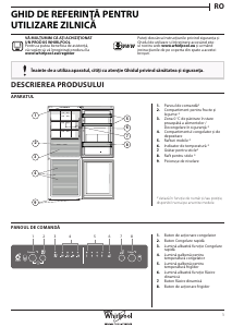 Manual Whirlpool B TNF 5011 W Combina frigorifica