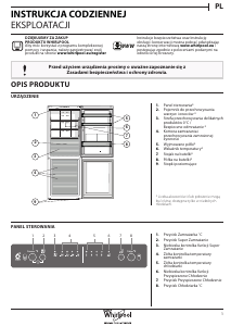 Instrukcja Whirlpool B TNF 5011 W Lodówko-zamrażarka