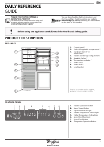 Manual Whirlpool B TNF 5011 W Fridge-Freezer