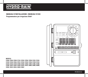 Manuale Hydro-Rain 57254 Centralina irrigazione
