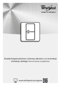 Instrukcja Whirlpool BLF 8121 W AQUA Lodówko-zamrażarka