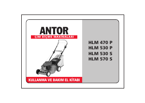 Kullanım kılavuzu Honda HLM470P Çim biçme makinesi