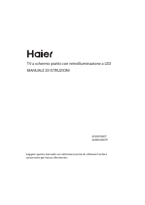 Manuale Haier LE40K5000TF LED televisore