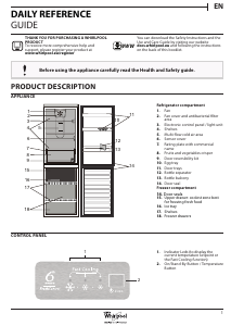 Manual Whirlpool BSNF 8123 W Fridge-Freezer