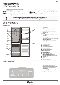 Instrukcja Whirlpool BSNF 8123 W Lodówko-zamrażarka