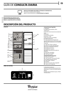 Manual de uso Whirlpool BSNF 8152 W Frigorífico combinado