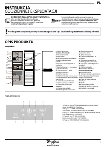 Instrukcja Whirlpool BSNF 8452 OX Lodówko-zamrażarka