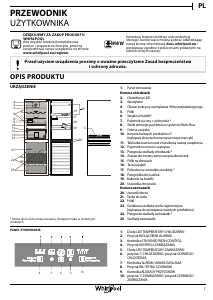 Instrukcja Whirlpool BSNF 8552 OX Lodówko-zamrażarka