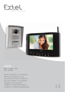 Manuale Extel DB-9035E Weva Citofono