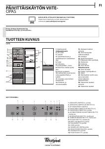 Käyttöohje Whirlpool BSNF 8752 OX Jääkaappipakastin
