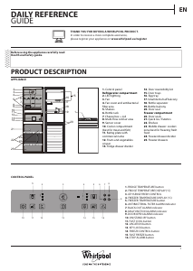 Manual Whirlpool BSNF 8752 OX Fridge-Freezer