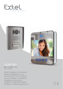 Manual de uso Extel HD-2640 Quattro Intercomunicador