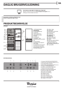 Brugsanvisning Whirlpool BSNF 8752 W Køle-fryseskab