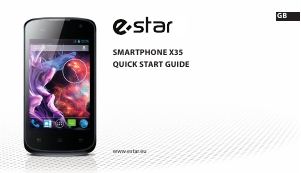 Manual eStar X35 Telefone celular