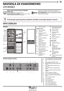 Priročnik Whirlpool BSNF 8783 OX Hladilnik in zamrzovalnik