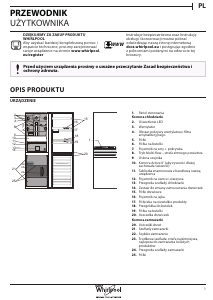 Instrukcja Whirlpool BSNF 8993 PB Lodówko-zamrażarka