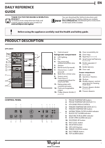 Manual Whirlpool BSNF 9772 OX Fridge-Freezer