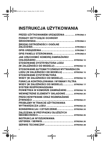 Instrukcja Whirlpool FRSS36AF20/2 Lodówko-zamrażarka