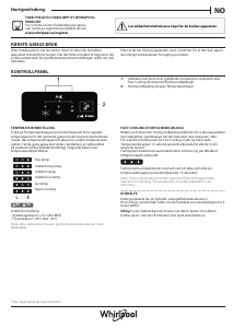 Instrukcja Whirlpool W5 711E W Lodówko-zamrażarka