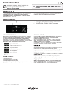 Instrukcja Whirlpool W5 721E OX Lodówko-zamrażarka