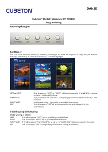 Brugsanvisning Cubeton DP-7000CK Digital fotoramme