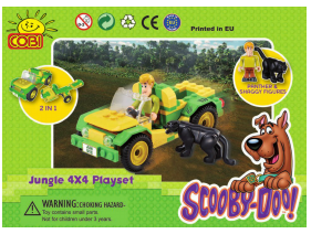 Manual Cobi set 23082 Scooby Doo Panther pursuit