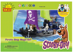 Manual de uso Cobi set 23320 Scooby Doo Barco pirata de Barbanegra